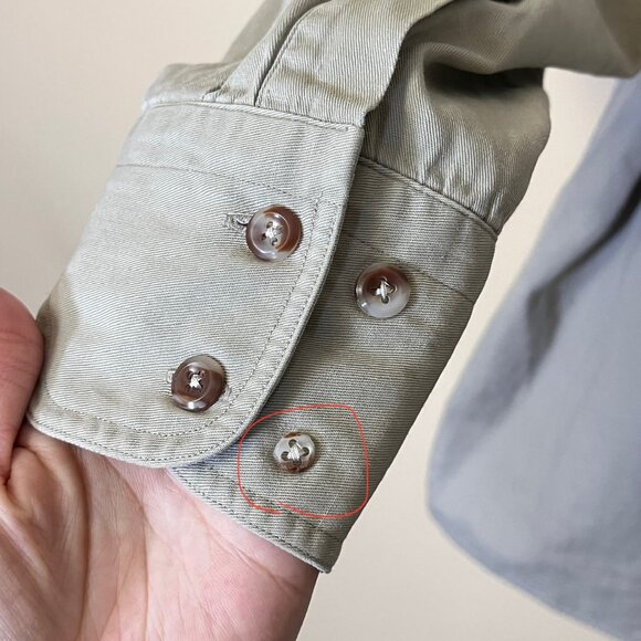 Abercrombie & Fitch Vintage Y2K Safari Field Utility Shirt - Men's Size XXL - Picture 8 of 12